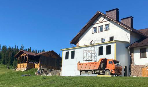 Строительство пристройки Визит-центра в горнолыжном курорте «Горная Саланга»